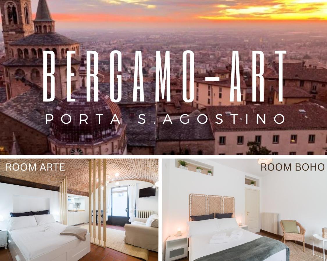 Bergamo Art - Porta Agostino Leilighet Eksteriør bilde